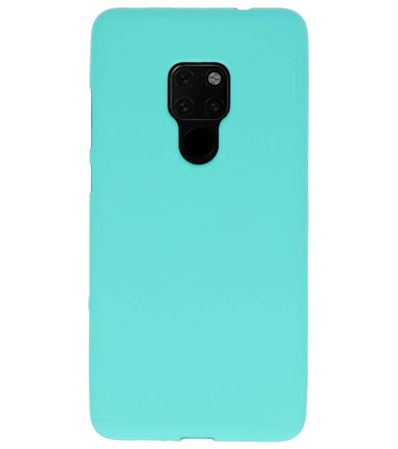 Color TPU Hoesje voor Huawei Mate 20 Turquoise