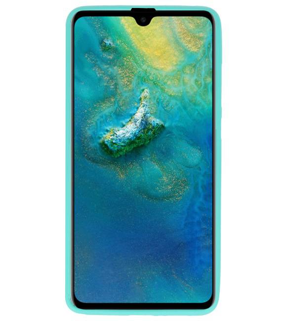 Color TPU Hoesje voor Huawei Mate 20 Turquoise