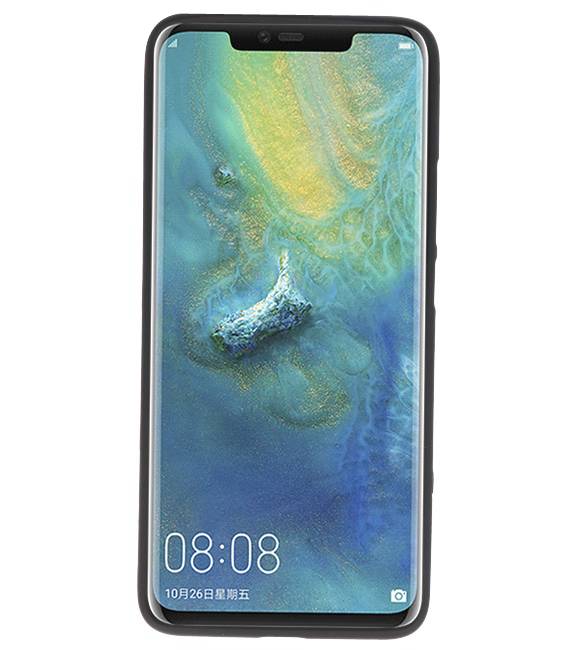 Color TPU Hoesje voor Huawei Mate 20 Pro Zwart