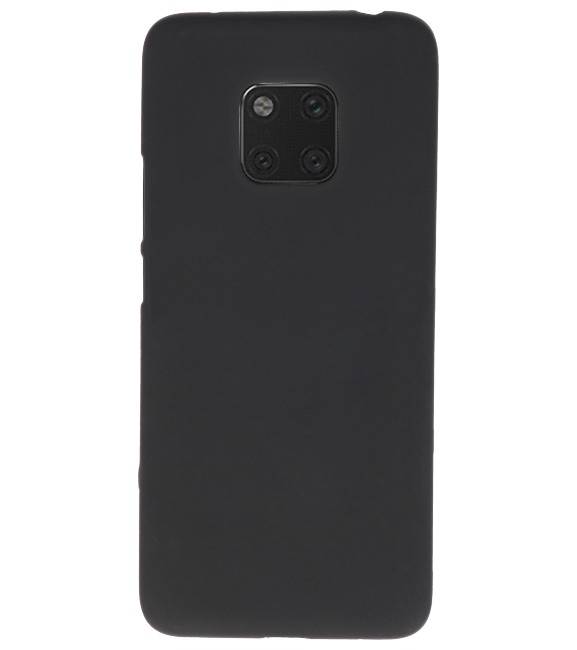 Farve TPU Taske til Huawei Mate 20 Pro Black