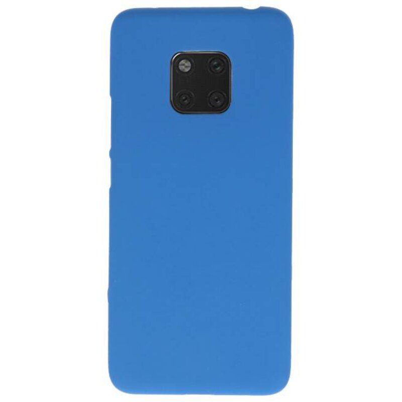 Farve TPU Taske til Huawei Mate 20 Pro Navy