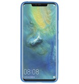 Farve TPU Taske til Huawei Mate 20 Pro Navy