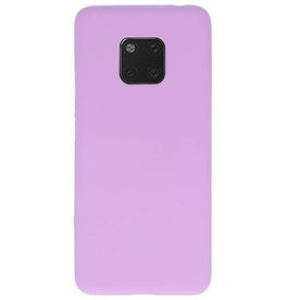 Color TPU Hoesje voor Huawei Mate 20 Pro Paars