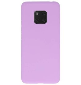 Coque TPU Couleur pour Huawei Mate 20 Pro Violet