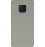 Color TPU Hoesje voor Huawei Mate 20 Pro Grijs