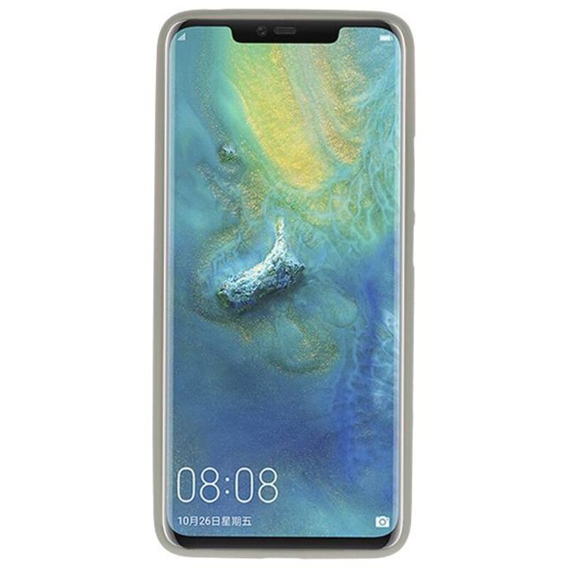 Color TPU Hoesje voor Huawei Mate 20 Pro Grijs