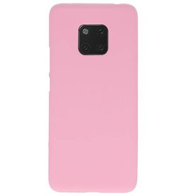 Color TPU Hoesje voor Huawei Mate 20 Pro Roze