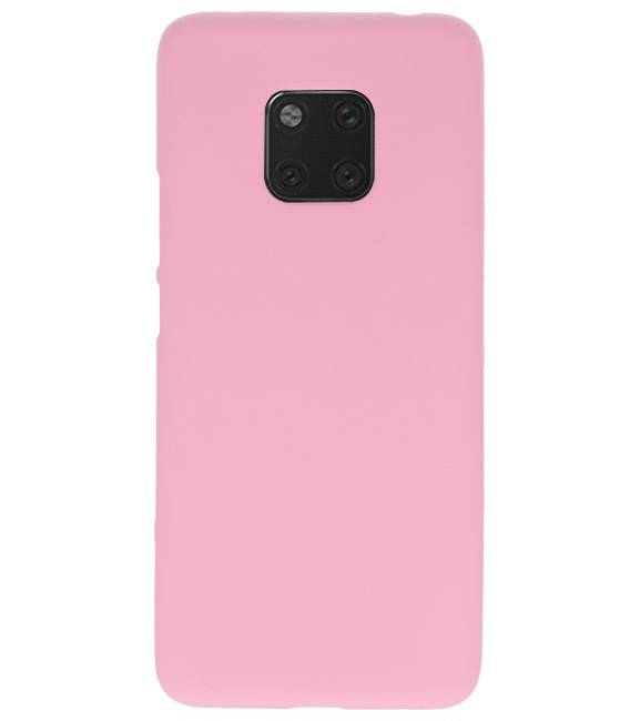 Color TPU Hoesje voor Huawei Mate 20 Pro Roze