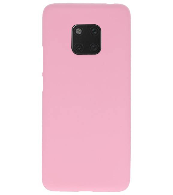 Farve TPU Taske til Huawei Mate 20 Pro Pink