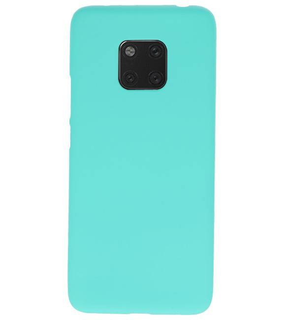 Coque TPU couleur pour Huawei Mate 20 Pro Turquoise