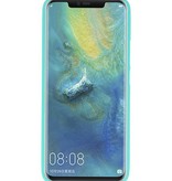 Farve TPU Taske til Huawei Mate 20 Pro Turkis