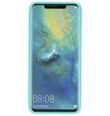 Farve TPU Taske til Huawei Mate 20 Pro Turkis
