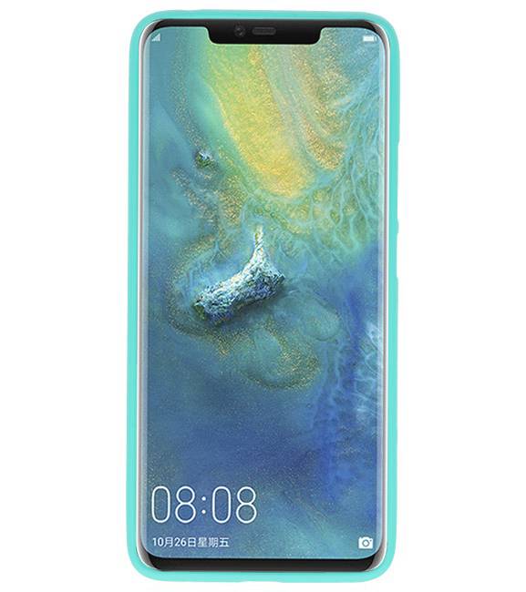 Coque TPU couleur pour Huawei Mate 20 Pro Turquoise