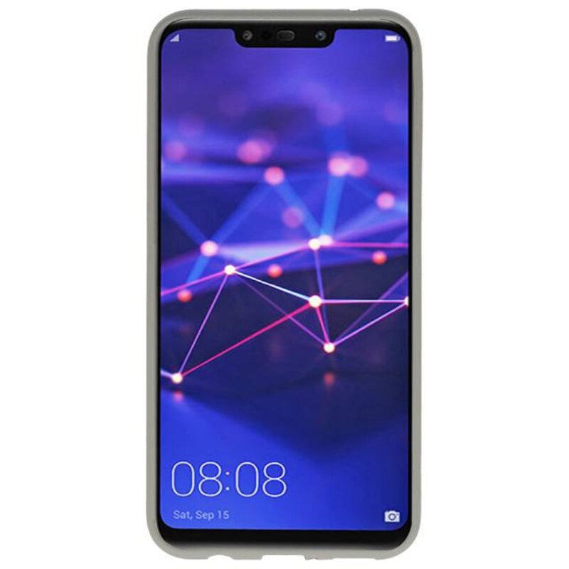 Custodia in TPU a colori per Huawei Mate 20 Lite Grigio