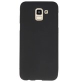Color TPU Hoesje voor Samsung Galaxy J6 Zwart