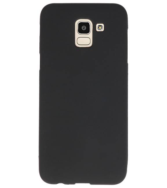 Farve TPU Taske til Samsung Galaxy J6 Black