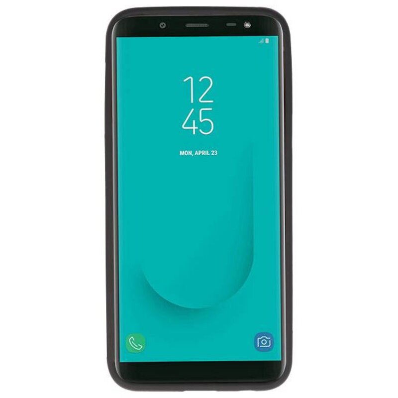 Farve TPU Taske til Samsung Galaxy J6 Black