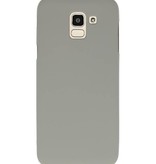 Coque TPU couleur pour Samsung Galaxy J6 Grey