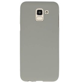 Farb-TPU-Hülle für Samsung Galaxy J6 Grey