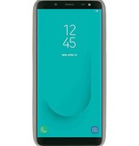 Farve TPU Taske til Samsung Galaxy J6 Grå