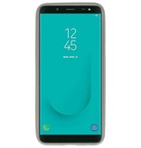Coque TPU couleur pour Samsung Galaxy J6 Grey