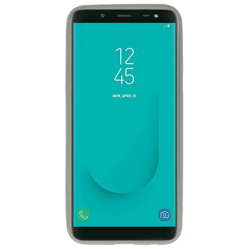 Coque TPU couleur pour Samsung Galaxy J6 Grey