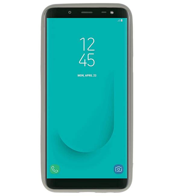 Farb-TPU-Hülle für Samsung Galaxy J6 Grey