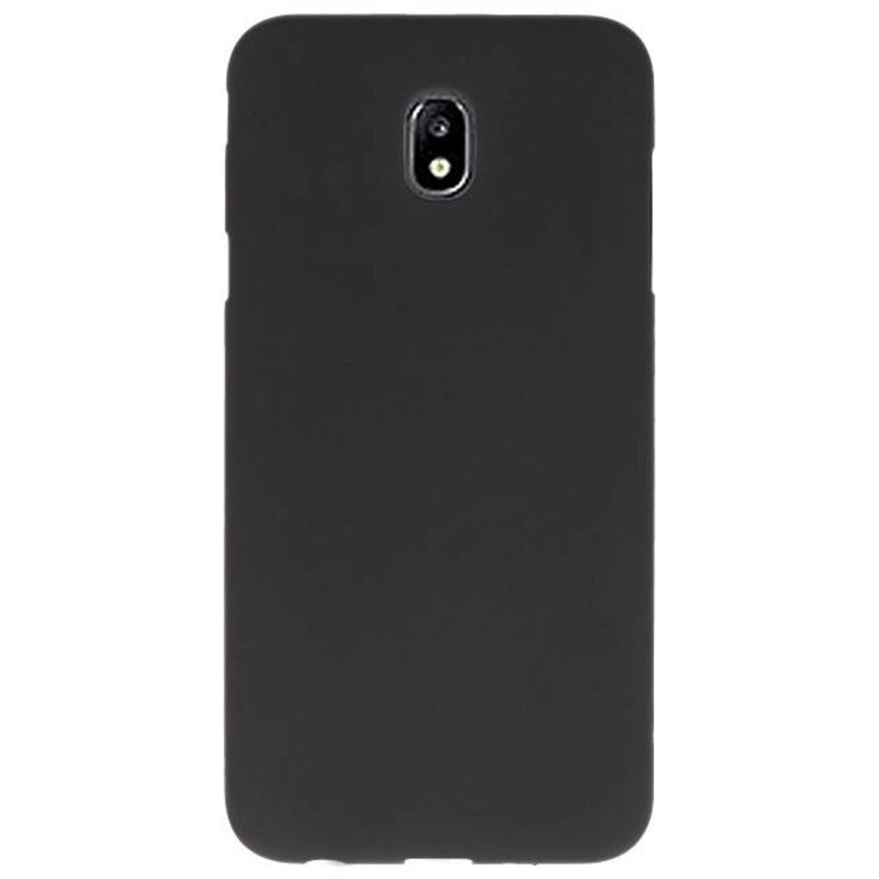 Farve TPU Taske til Samsung Galaxy J7 2018 Black