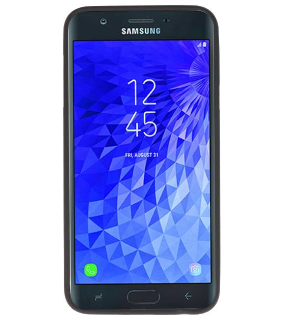 Farve TPU Taske til Samsung Galaxy J7 2018 Black