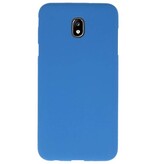 Coque TPU couleur pour Samsung Galaxy J7 2018 Marine