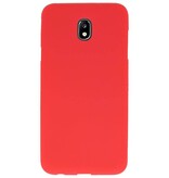 Funda TPU Color para Samsung Galaxy J7 2018 Rojo