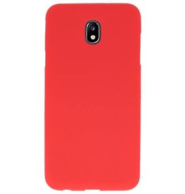 Farb-TPU-Hülle für Samsung Galaxy J7 2018 Red