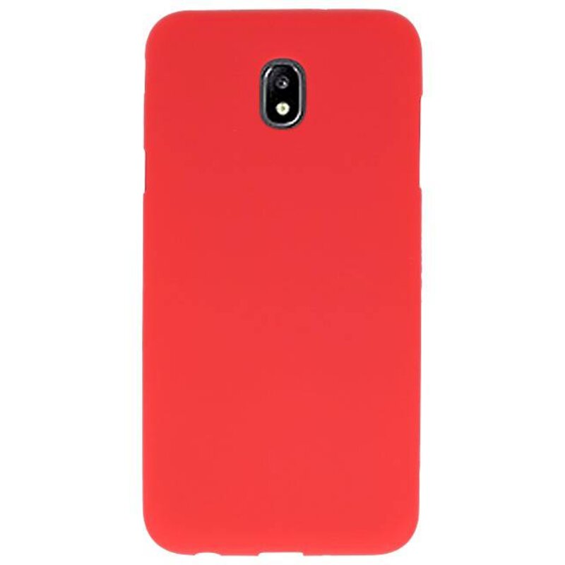 Funda TPU Color para Samsung Galaxy J7 2018 Rojo
