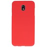 Coque TPU couleur pour Samsung Galaxy J7 2018 Rouge