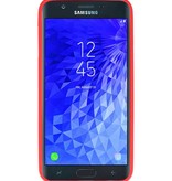 Color TPU Hoesje voor Samsung Galaxy J7 2018 Rood