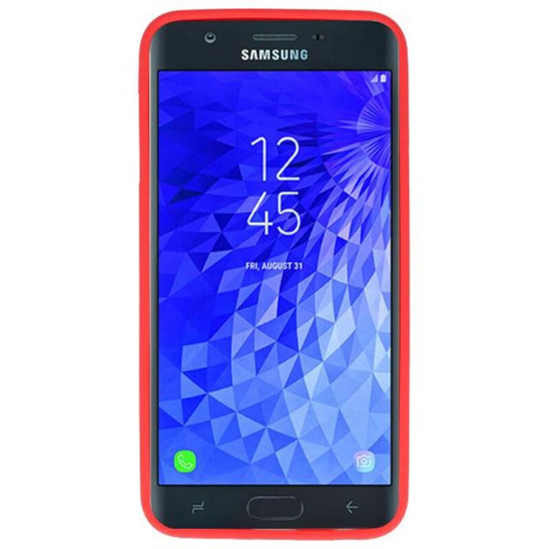 Funda TPU Color para Samsung Galaxy J7 2018 Rojo