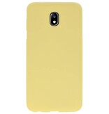 Color TPU Case for Samsung Galaxy J7 2018 Yellow