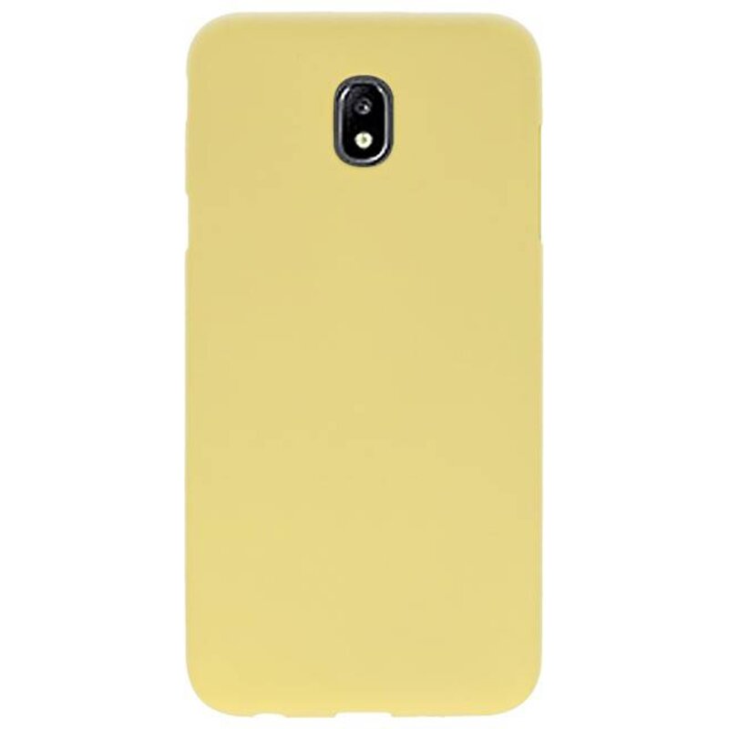 Funda TPU Color para Samsung Galaxy J7 2018 Amarillo