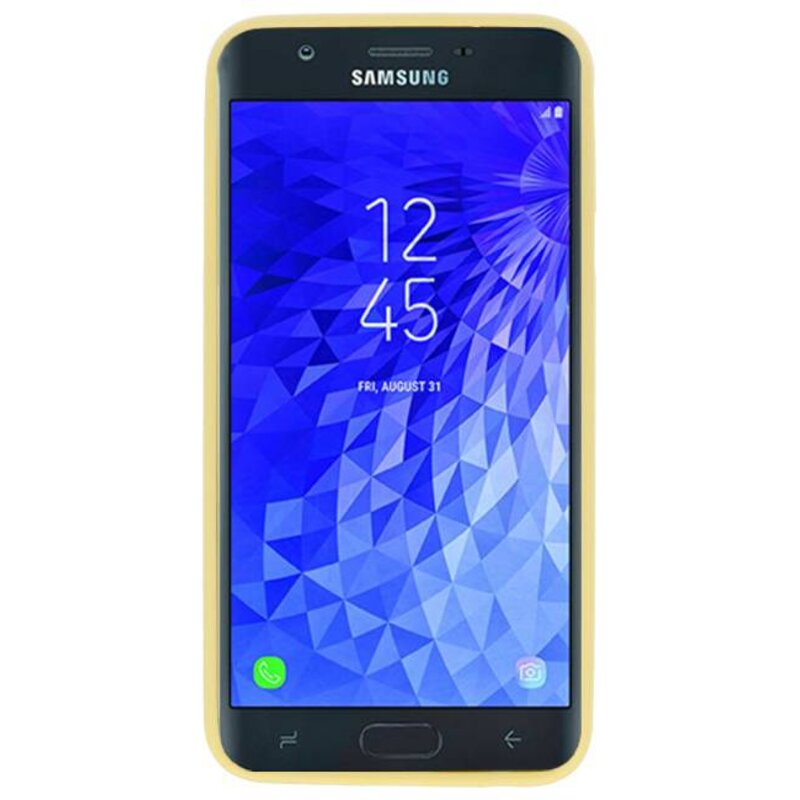 Funda TPU Color para Samsung Galaxy J7 2018 Amarillo