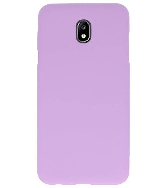 Color TPU Hoesje voor Samsung Galaxy J7 2018 Paars