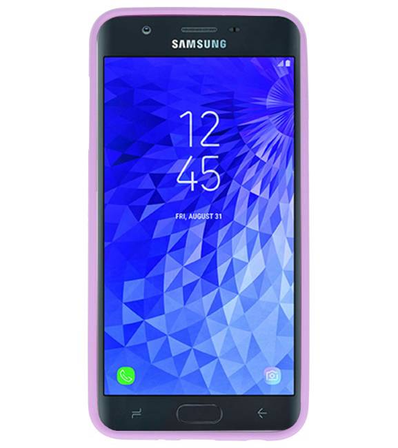 Coque TPU Couleur pour Samsung Galaxy J7 2018 Violet