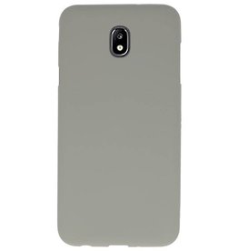 Color TPU Hoesje voor Samsung Galaxy J7 2018 Grijs