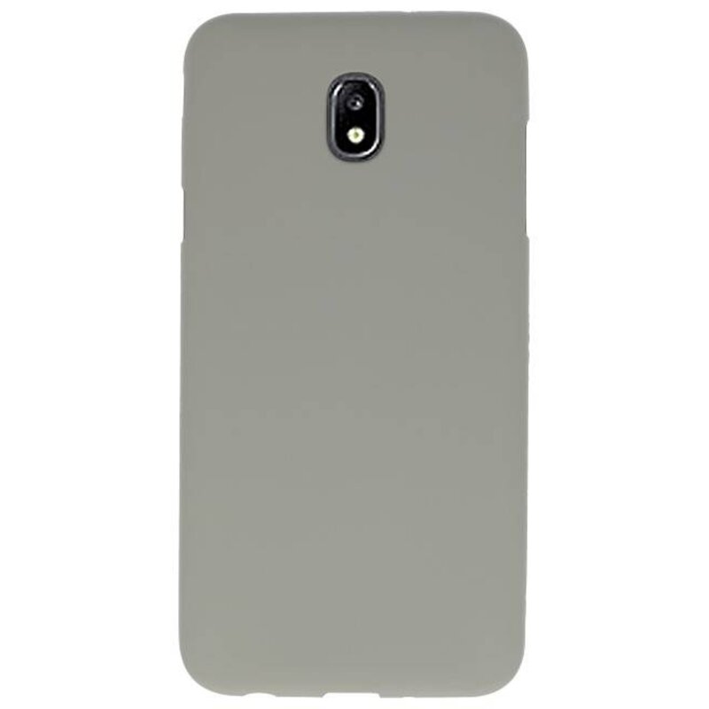 Coque TPU couleur pour Samsung Galaxy J7 2018 Gris