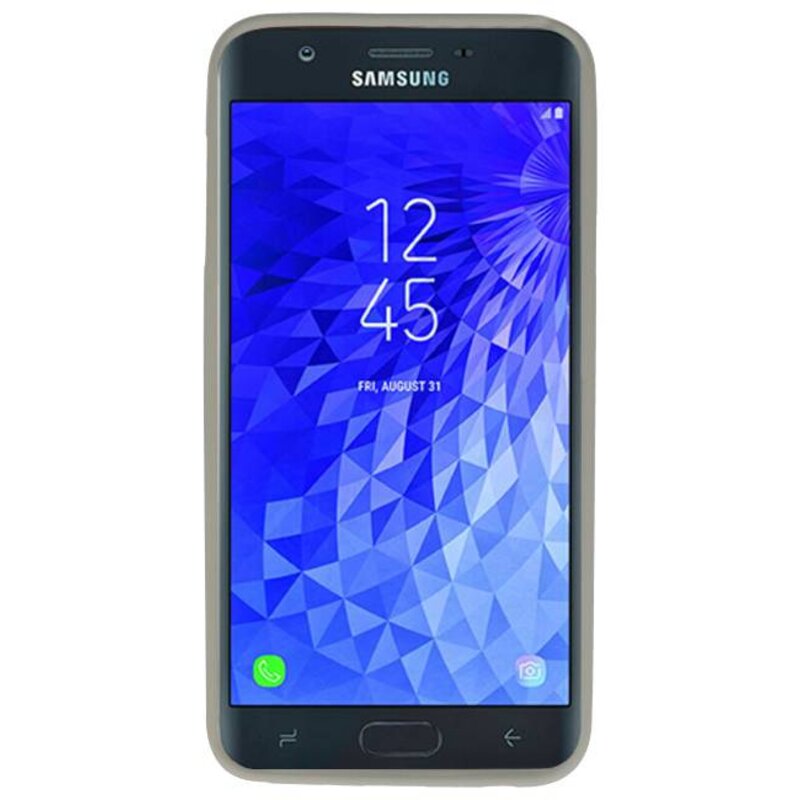 Farb-TPU-Hülle für Samsung Galaxy J7 2018 Grey