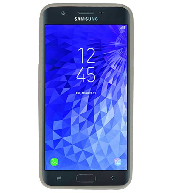 Farb-TPU-Hülle für Samsung Galaxy J7 2018 Grey