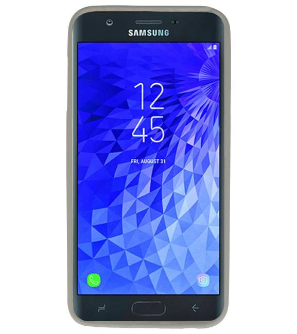 Funda TPU en color para Samsung Galaxy J7 2018 gris