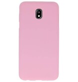 Color TPU Hoesje voor Samsung Galaxy J7 2018 Roze
