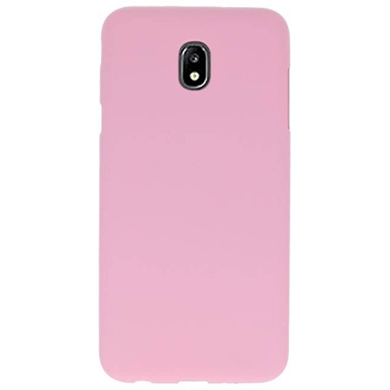 Funda TPU en color para Samsung Galaxy J7 2018 Rosa