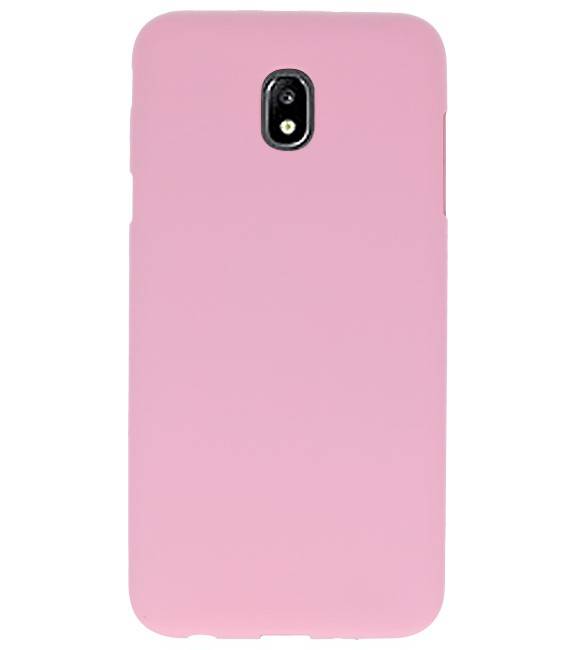 Color TPU Hoesje voor Samsung Galaxy J7 2018 Roze