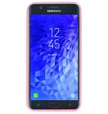 Funda TPU en color para Samsung Galaxy J7 2018 Rosa
